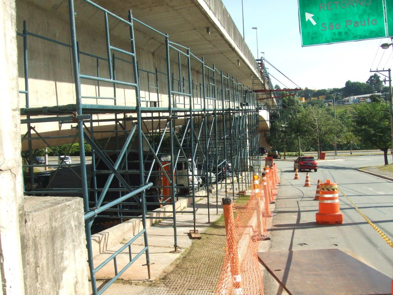 Andaime Tubular — Pórtico Real