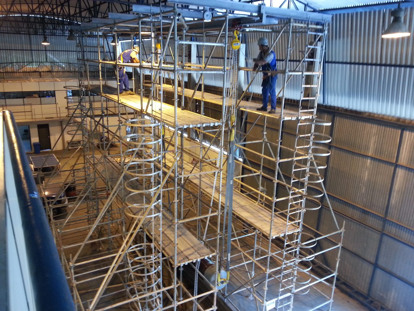 Andaime Tubular — Pórtico Real