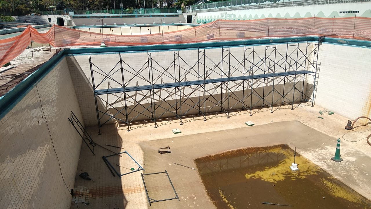 Andaime Tubular — Pórtico Real